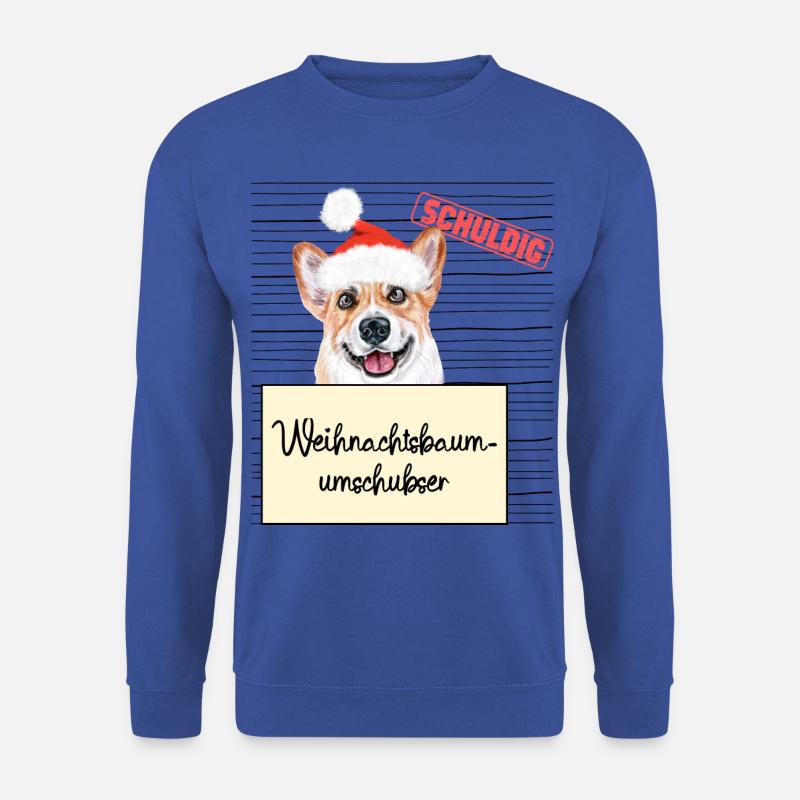 Weihnachtsbaum Umschubser Känguru - Unisex Pullover - Royalblau