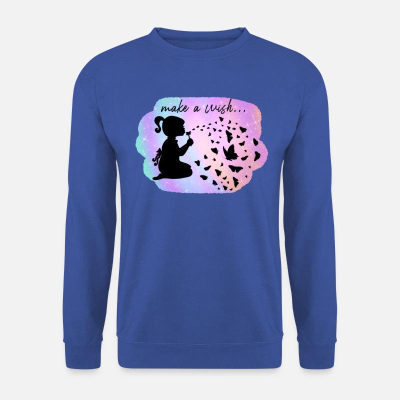 Makeawish - Unisex Pullover - Royalblau