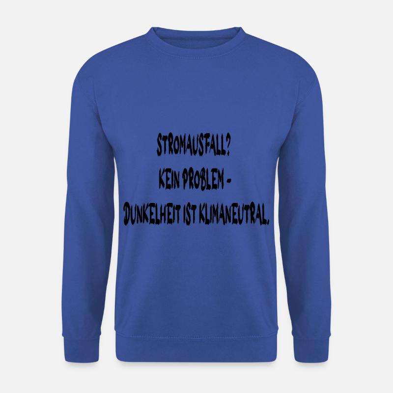 Stromausfall - Unisex Pullover - Royalblau