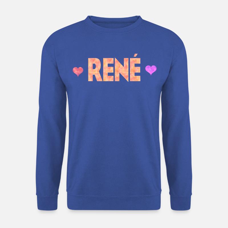 René - Unisex Pullover - Royalblau