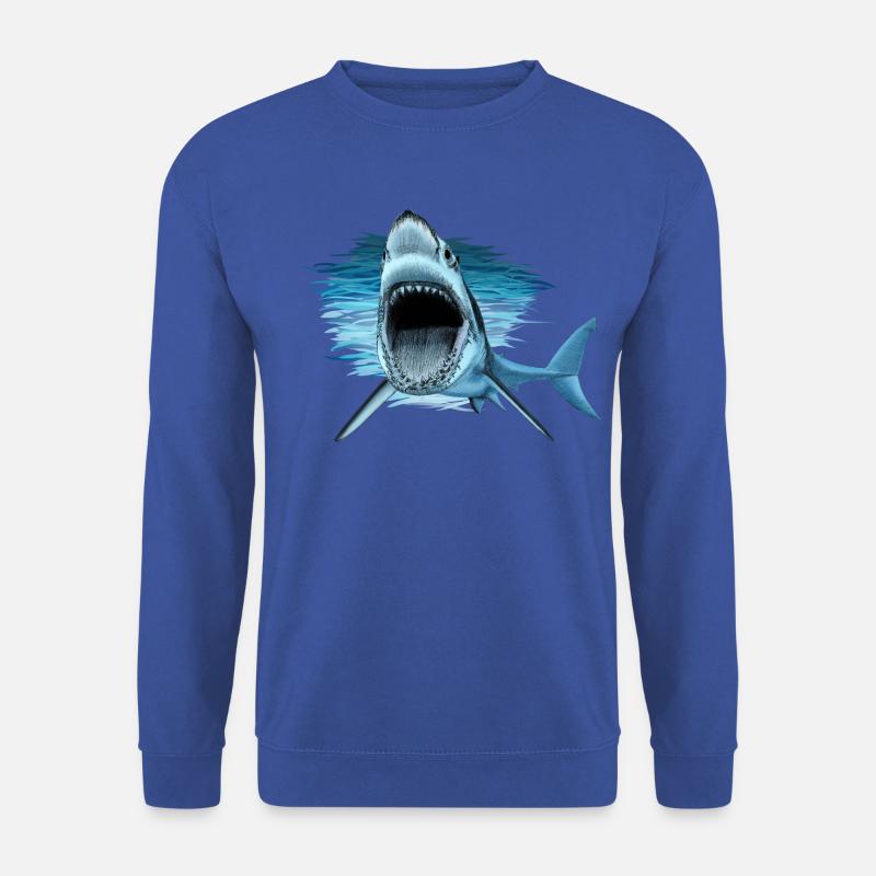 Hai - Unisex Pullover - Royalblau