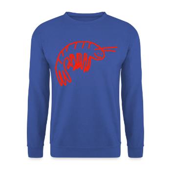 Shrimp - Unisex Pullover - Royalblau - Vorne - Alina (178cm) & Michal (187cm)