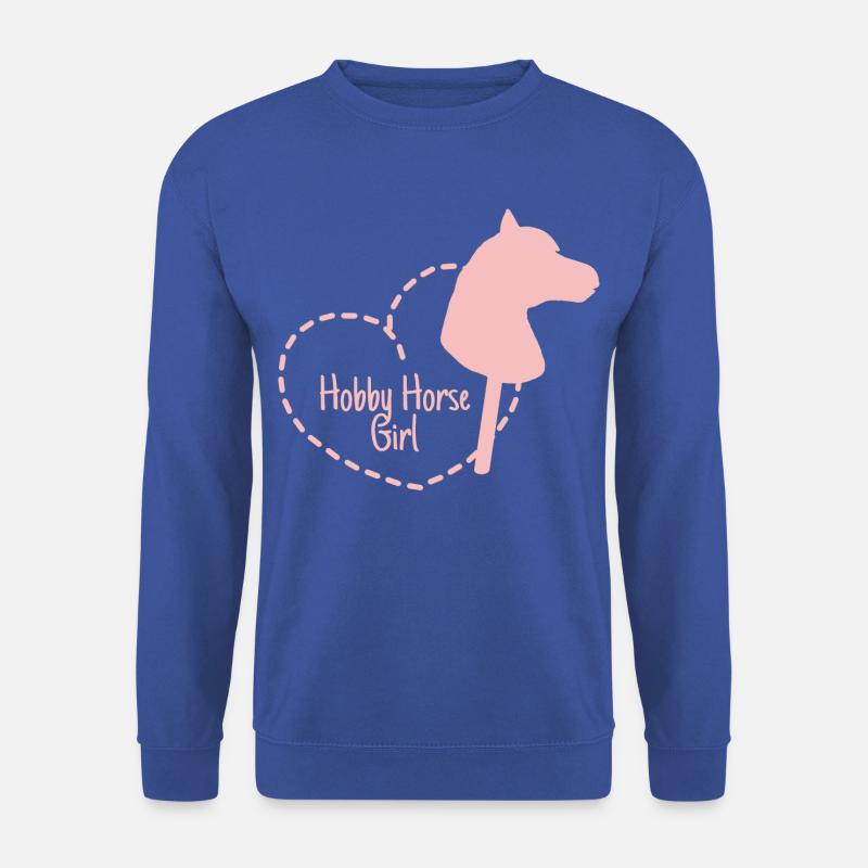 Hobby Horse Horsing Steckenpferd GIRL - Unisex Pullover - Royalblau