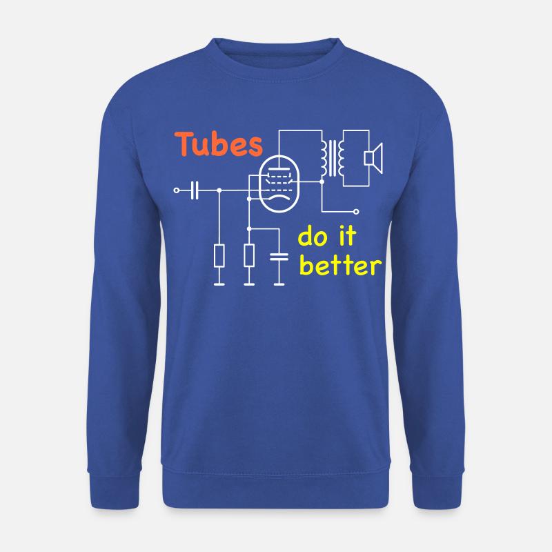 Vacuum Tubes do it better - Unisex Pullover - Royalblau