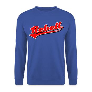rebel dieb rowdy rebell bandit hustler gang crime - Unisex Pullover - Royalblau - Vorne - Alina (178cm) & Michal (187cm)