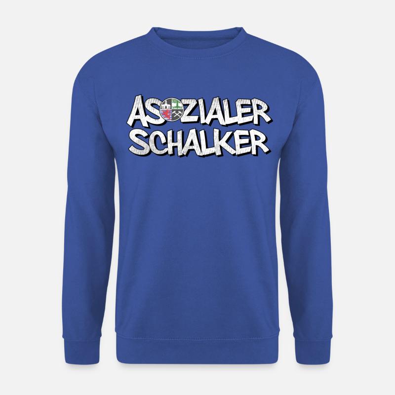 Asozialer Schalker | Gelsenkirchen Schalke - Unisex Pullover - Royalblau