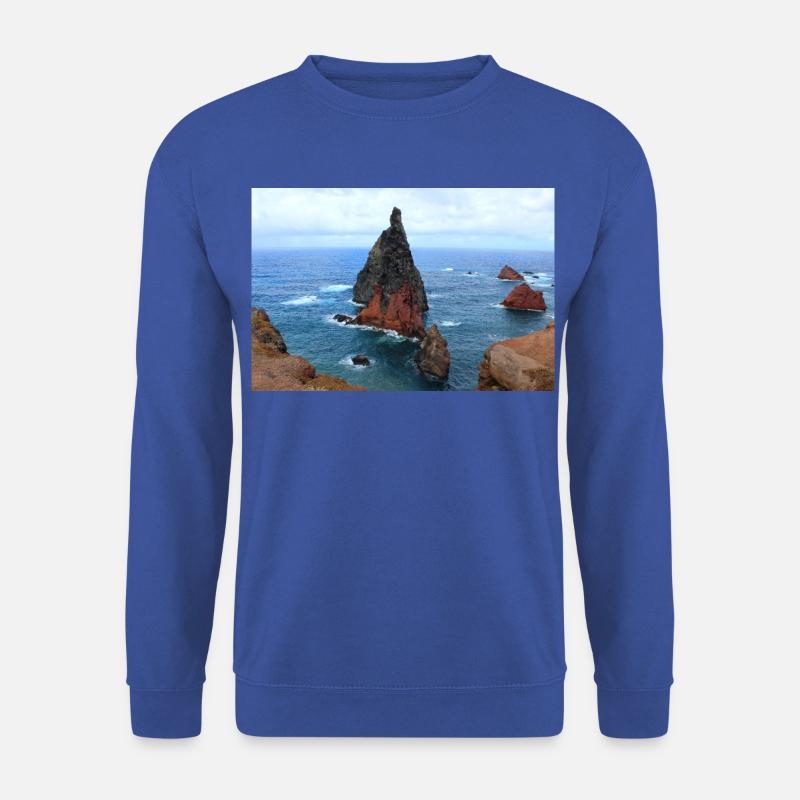 Madeira Portugal Poster - Unisex Pullover - Royalblau