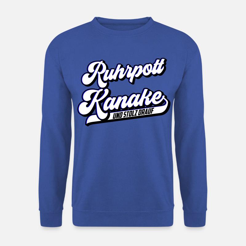 Ruhrpott Kanake | Farben änderbar - Unisex Pullover - Royalblau