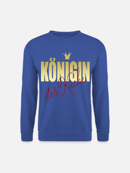 KÖNIGIN der Küche - Unisex Pullover - Royalblau