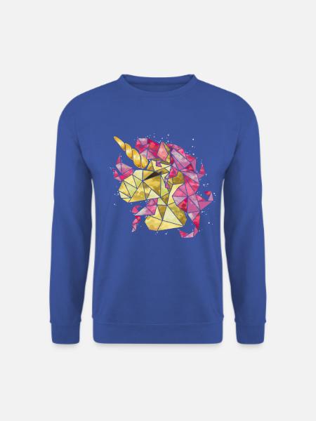 Einhorn Mila Chibi Kind - Unisex Pullover - Royalblau