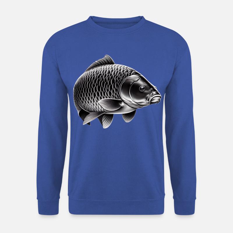 Spiegelkarpfen - Unisex Pullover - Royalblau