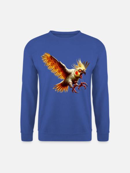 Böser Vogel - Nymphensittich (14) - Unisex Pullover - Royalblau