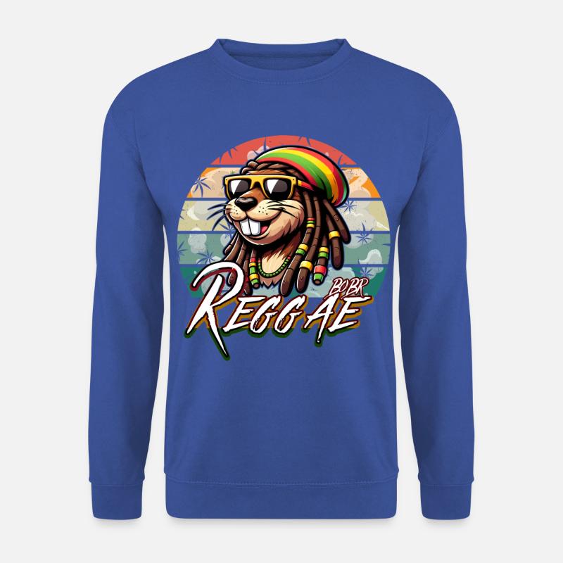 Bober Reggae - Rasta Bobr Marly - Unisex Sweatshirt - royal blue