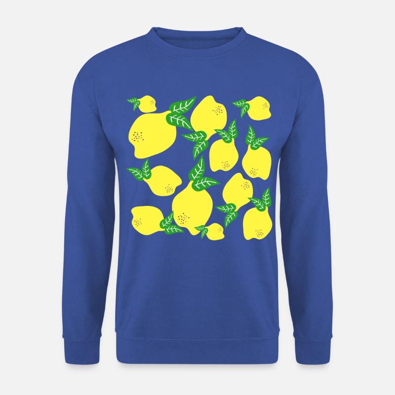 Lemon Pattern - Unisex Sweatshirt - royal blue