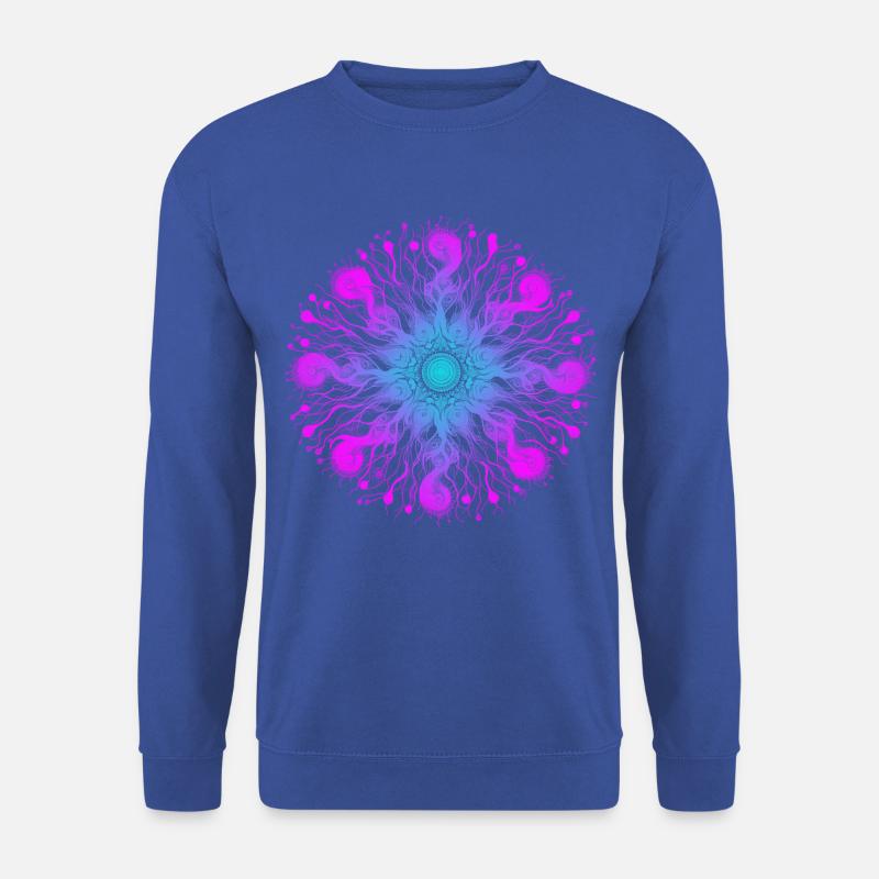 Psyche Mandala - Unisex Pullover - Royalblau