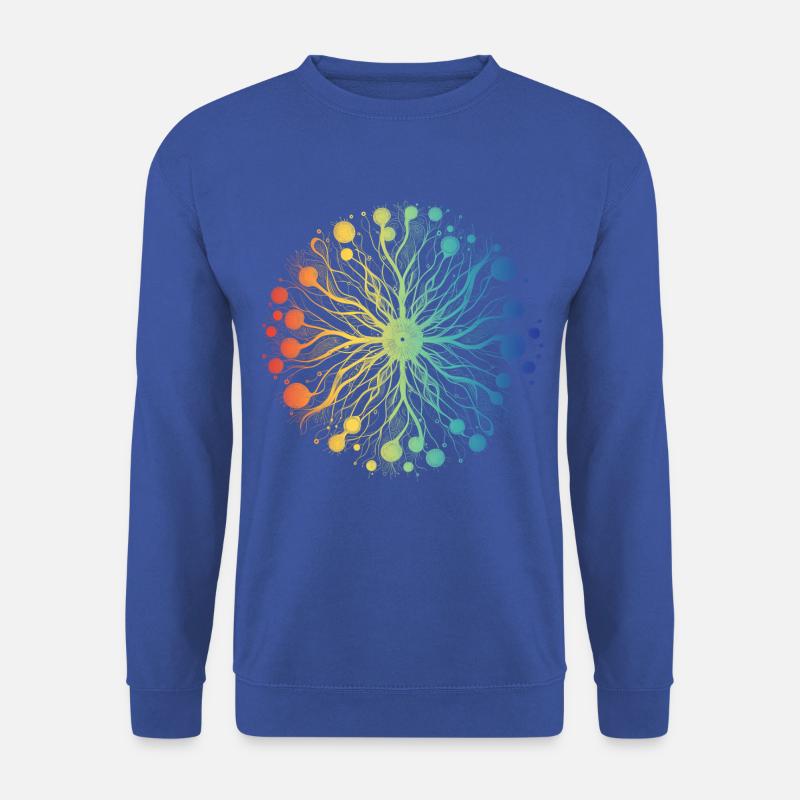 Emotionales Spektrum Mandala - Unisex Pullover - Royalblau