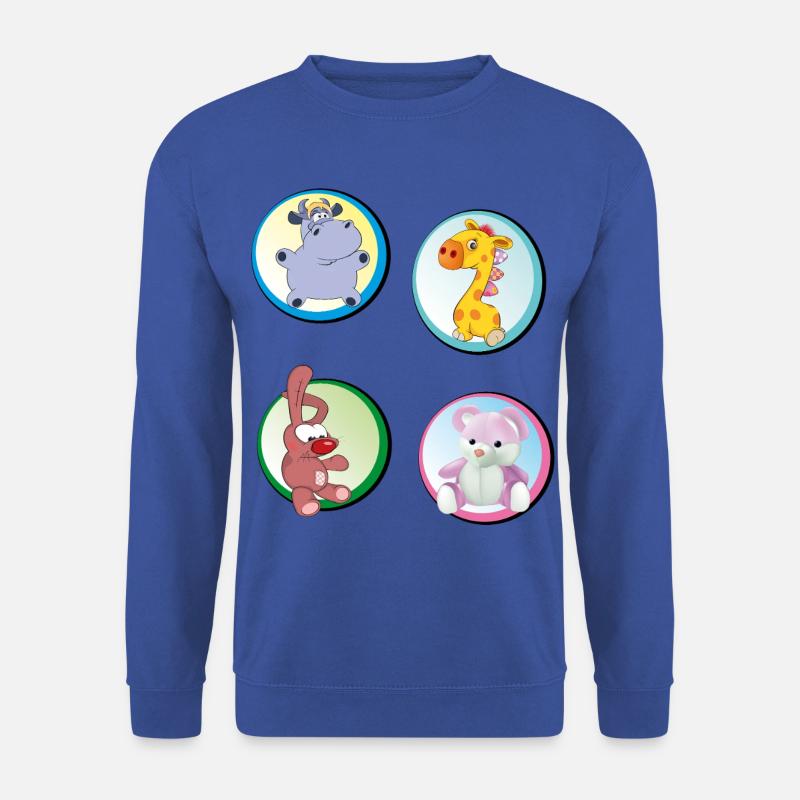 Spielzeug Teddy Hippo Hasi - Unisex Pullover - Royalblau