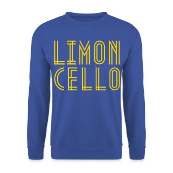 LIMONCELLO - Unisex Pullover - Royalblau - Vorne - Alina (178cm) & Michal (187cm)