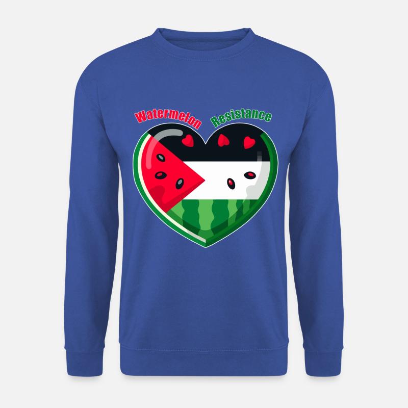 Resistenz der Wassermelone - Unisex Pullover - Royalblau
