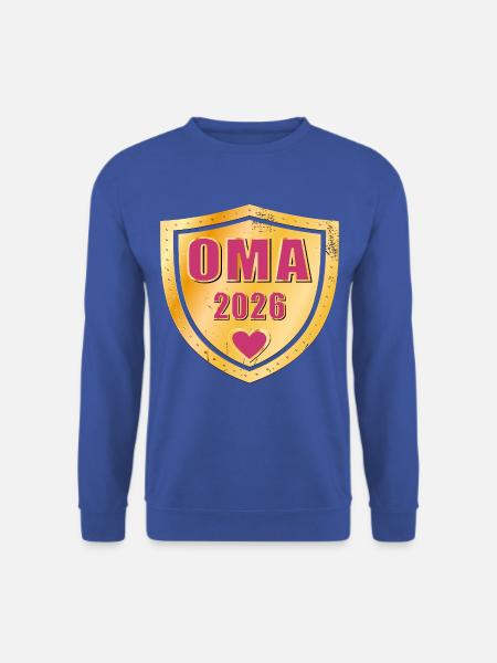BABY 2026 VERKÜNDEN OMA - Unisex Pullover - Royalblau