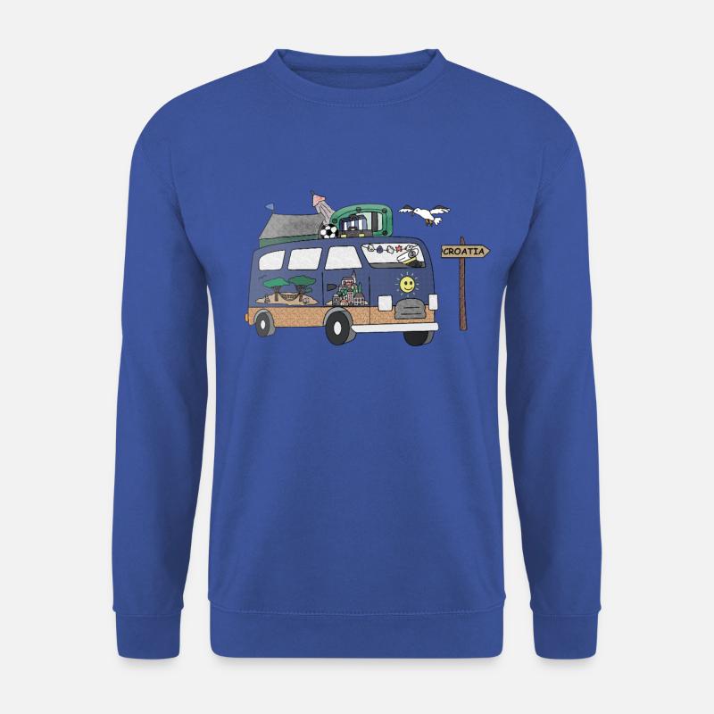 Camping Paradise Camper Croatia - Unisex Pullover - Royalblau