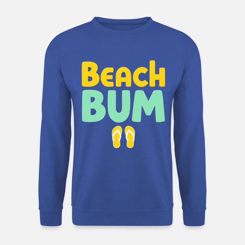 Beach Bum Surfer Vibes - Unisex Pullover - Royalblau
