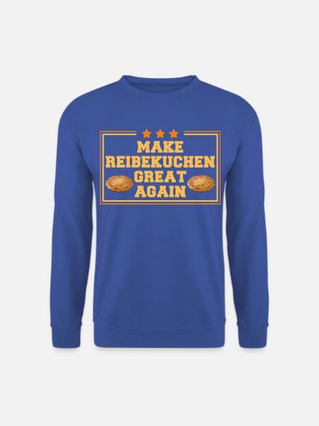 Make Reibekuchen Great Again - Kartoffelpuffer - Unisex Pullover - Royalblau