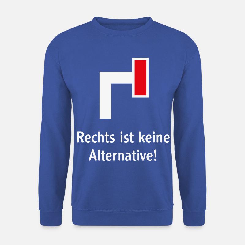 Rechts Ist Keine Alternative! (Gegen Rechts / V1) - Unisex Pullover - Royalblau