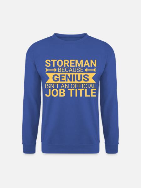 Storeman Genius - Unisex Pullover - Royalblau