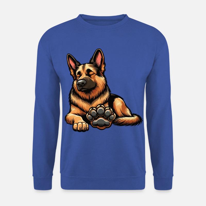 Deutscher Schäferhund Schäferhunde Schäferhunde - Unisex Pullover - Royalblau