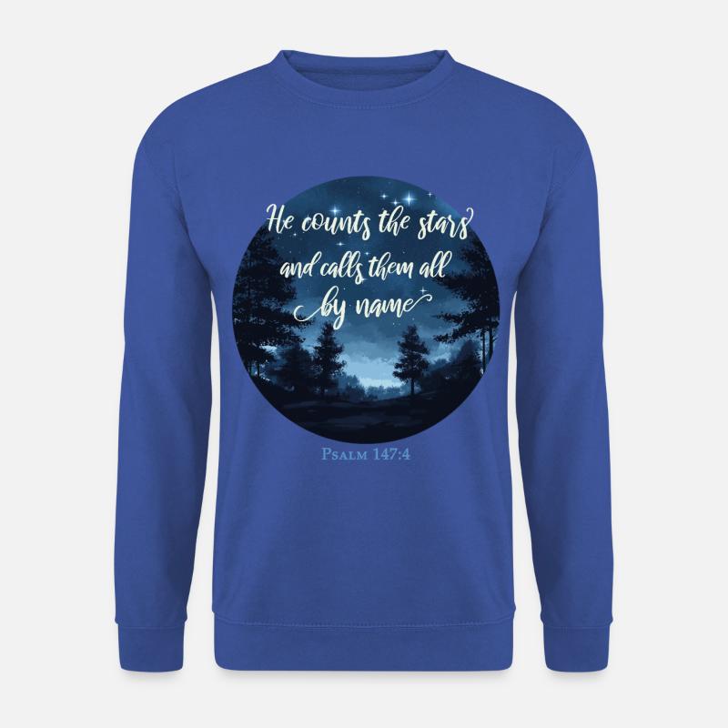 Bibelvers Christlich Religiös - Unisex Pullover - Royalblau