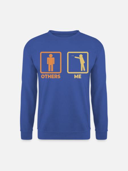 Darter Strichfiguren - Unisex Pullover - Royalblau