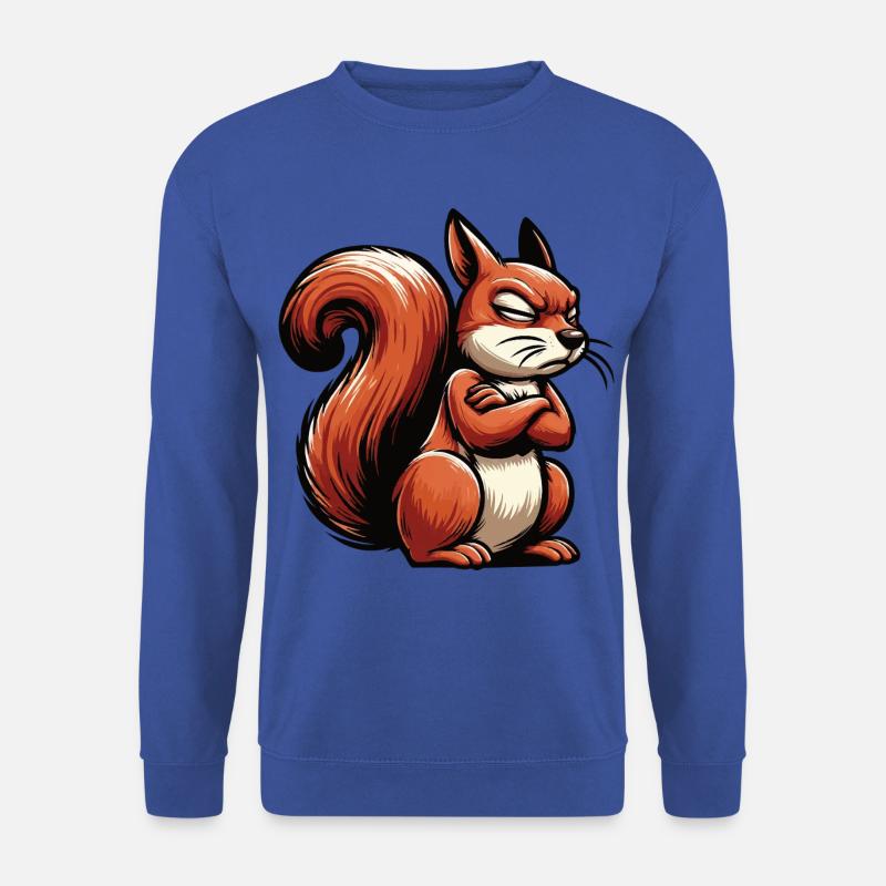 Eichhörnchen Eichhorn Eichhörnchenliebhaber Nager - Unisex Pullover - Royalblau