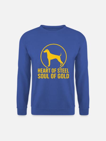 Dobermann T-Shirt für echte Liebhaber - Unisex Pullover - Royalblau