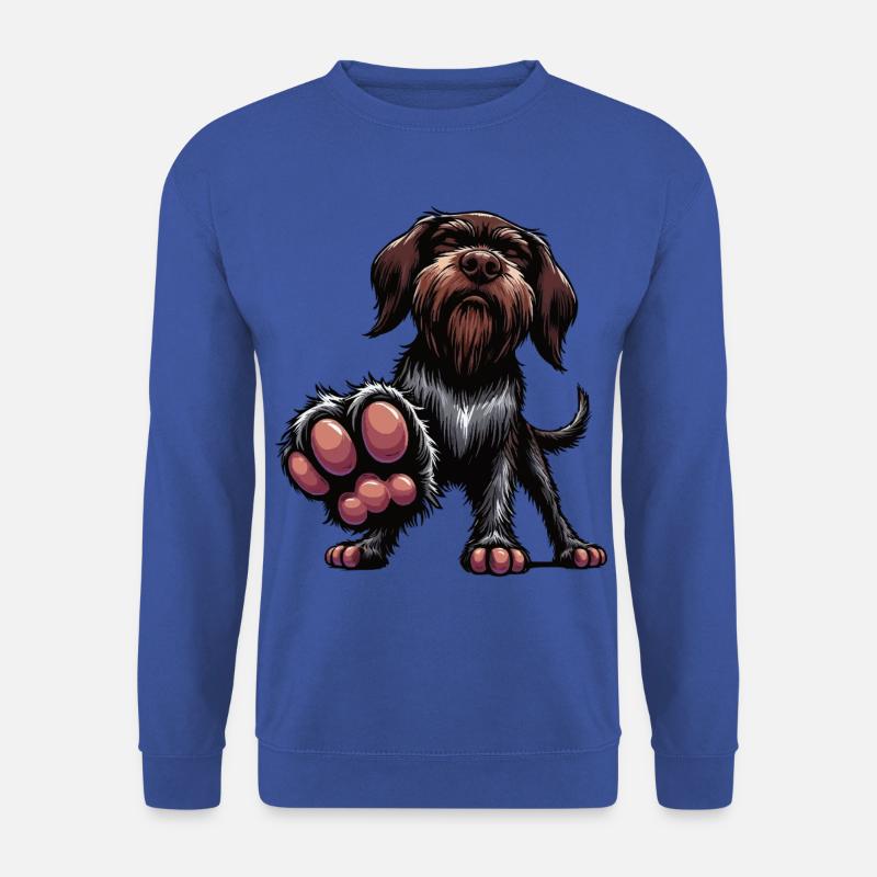 Deutsch Drahthaar Deutsch-Drahthaar Besitzer - Unisex Pullover - Royalblau