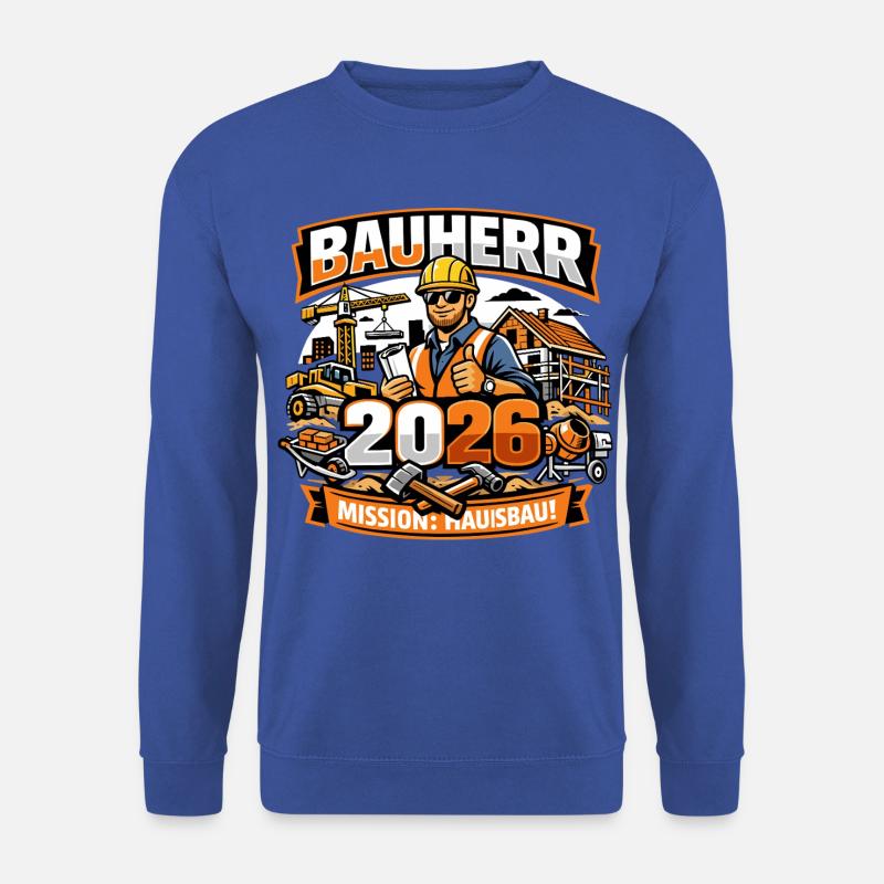 bauherr 2026 - Unisex Pullover - Royalblau
