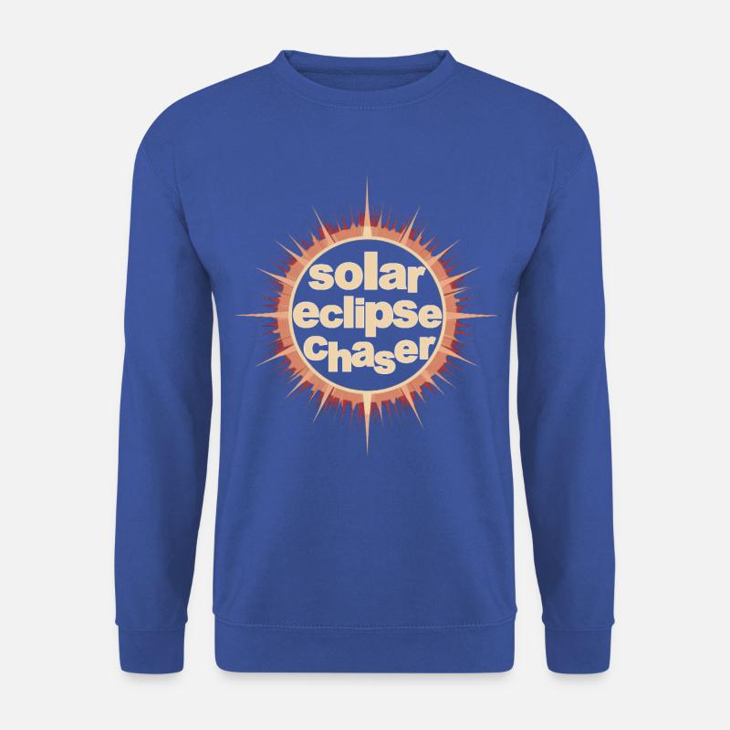 Solar eclipse chaser - Unisex Pullover - Royalblau