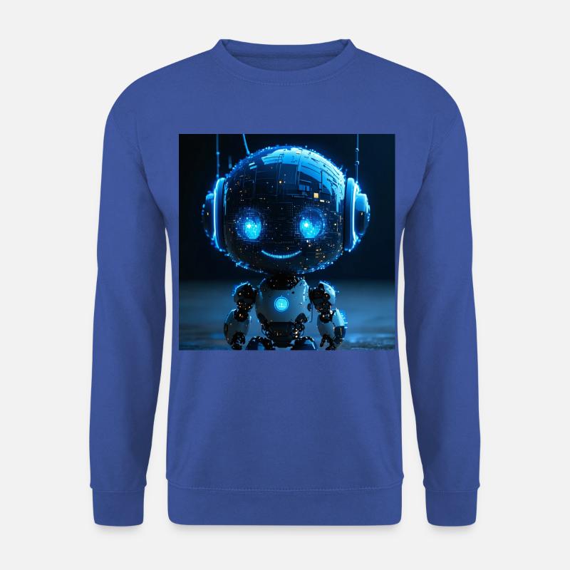 Robot ai data sniffer - Unisex Sweatshirt - royal blue