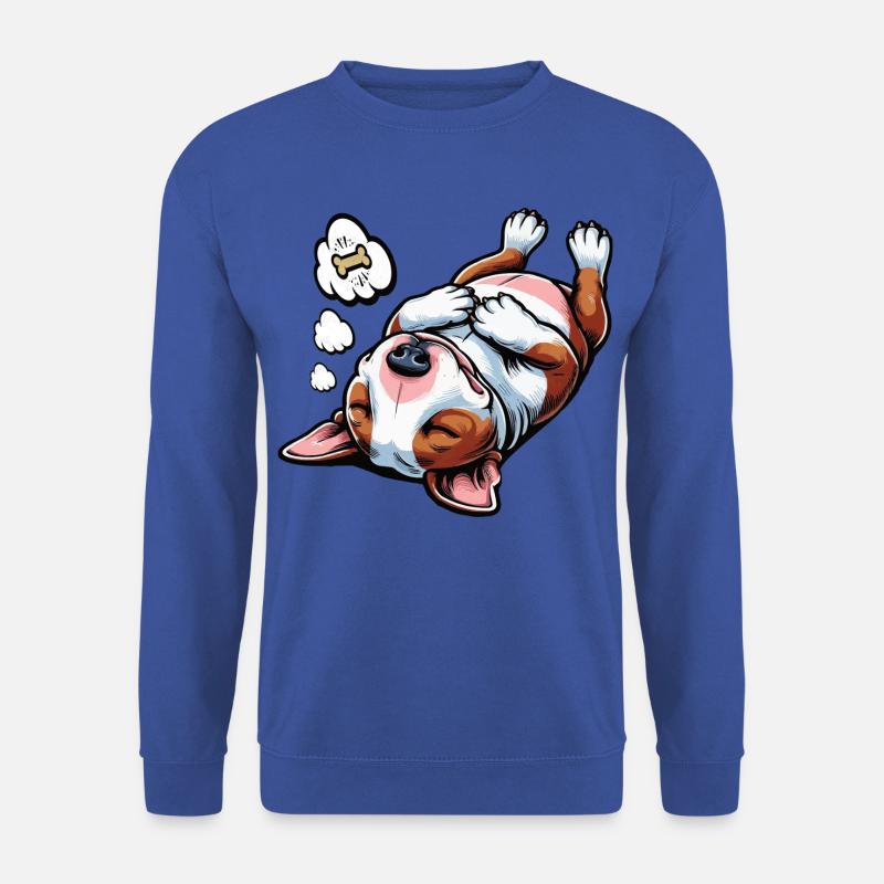 Miniatur Bullterrier Bully Bullterrierbesitzer - Unisex Pullover - Royalblau