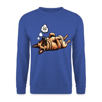 Malinois Belgian Shepherd Malinois Owner - Unisex Sweatshirt - royal blue - Front - Alina (178cm) & Michal (187cm)