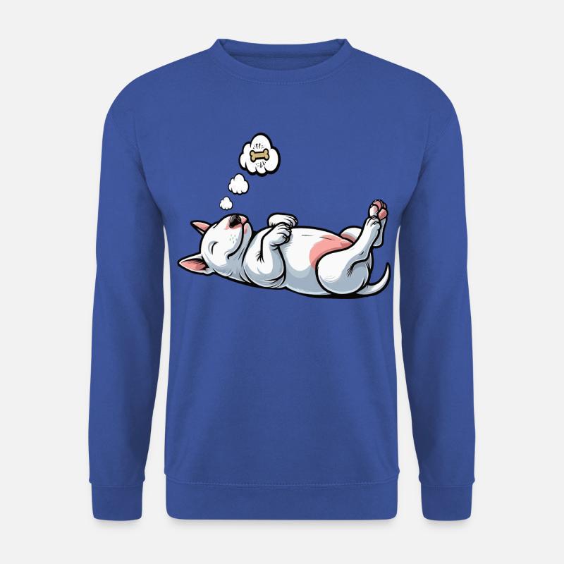 Miniatur Bullterrier Bully Bullterrierbesitzer - Unisex Pullover - Royalblau