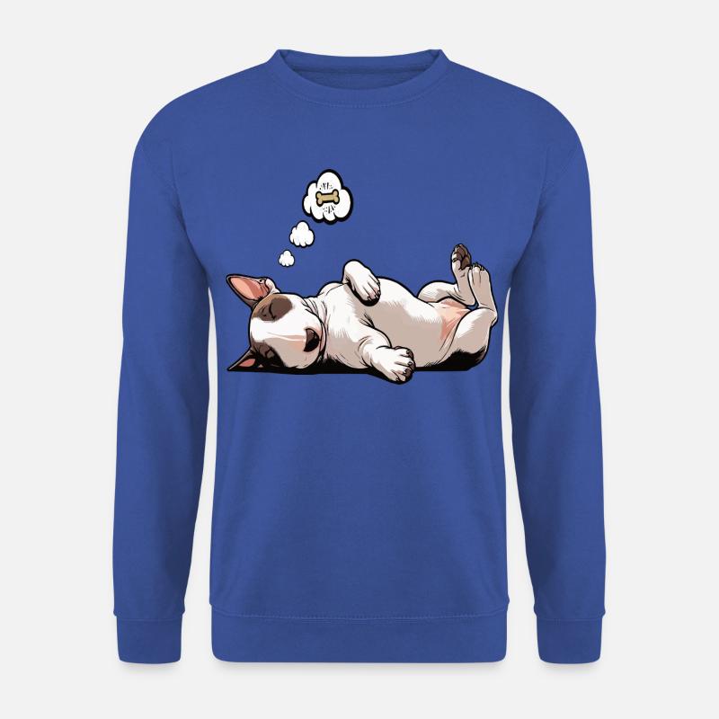 Miniatur Bullterrier Bully Bullterrierbesitzer - Unisex Pullover - Royalblau