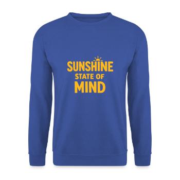 Sunshine State of Mind - Unisex Pullover - Royalblau - Vorne - Alina (178cm) & Michal (187cm)