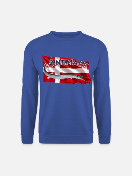 Hornhecht Dänemark - Meeresangeln Ostseeküste - Unisex Pullover - Royalblau
