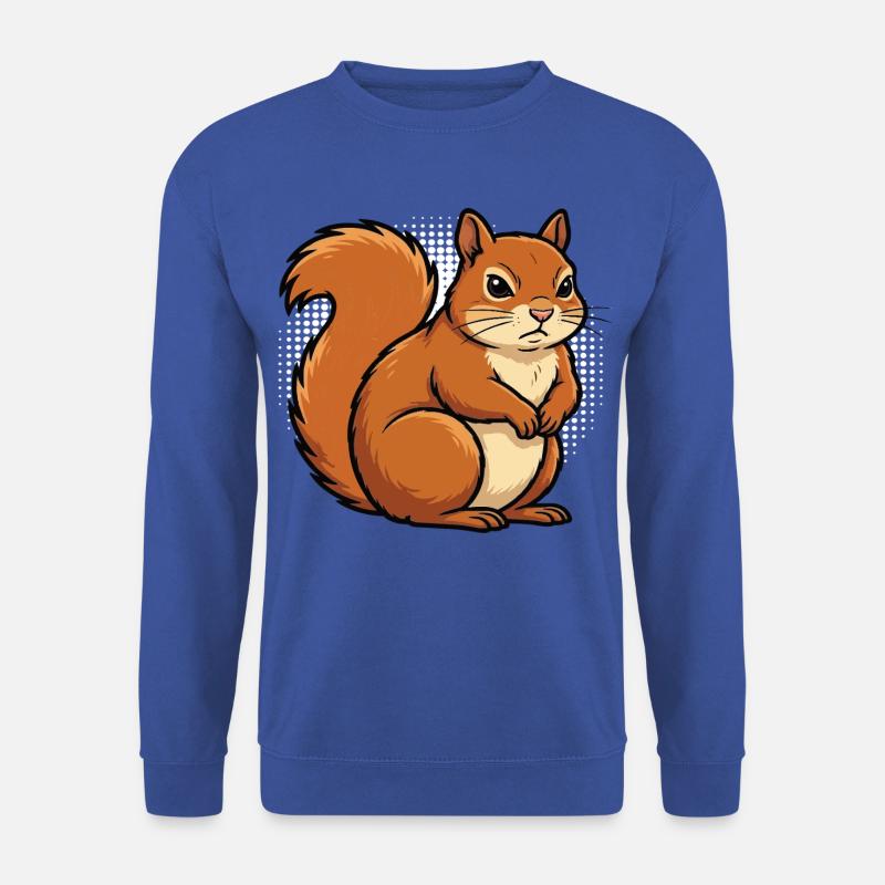 Eichhörnchen Eichhorn Eichhörnchenliebhaber Nager - Unisex Pullover - Royalblau