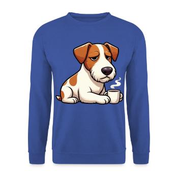 Jack Russel terrier Jack russel Besitzer Jacky - Unisex Pullover - Royalblau - Vorne - Alina (178cm) & Michal (187cm)