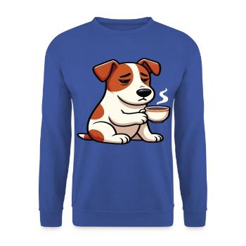 Jack Russel terrier Jack russel Besitzer Jacky - Unisex Pullover - Royalblau - Vorne - Alina (178cm) & Michal (187cm)