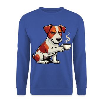 Jack Russel terrier Jack russel Besitzer Jacky - Unisex Pullover - Royalblau - Vorne - Alina (178cm) & Michal (187cm)