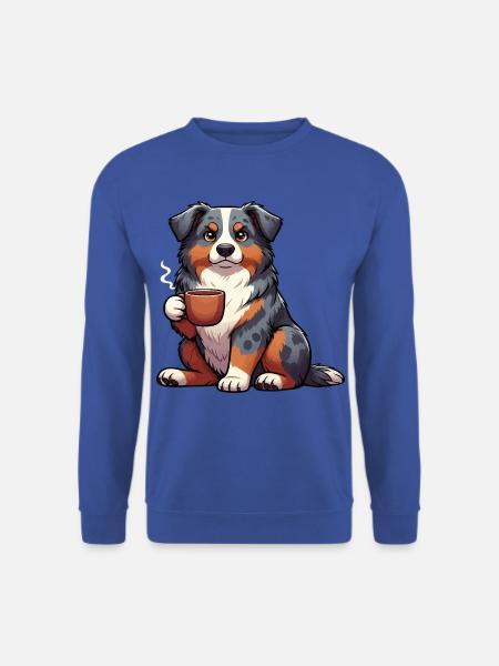 Australian Shepherd Aussie Aussiebesitzer Aussies - Unisex Pullover - Royalblau