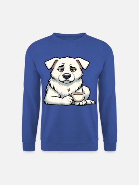 Weißer Schäferhund Schäferhund Schäferhunde - Unisex Pullover - Royalblau